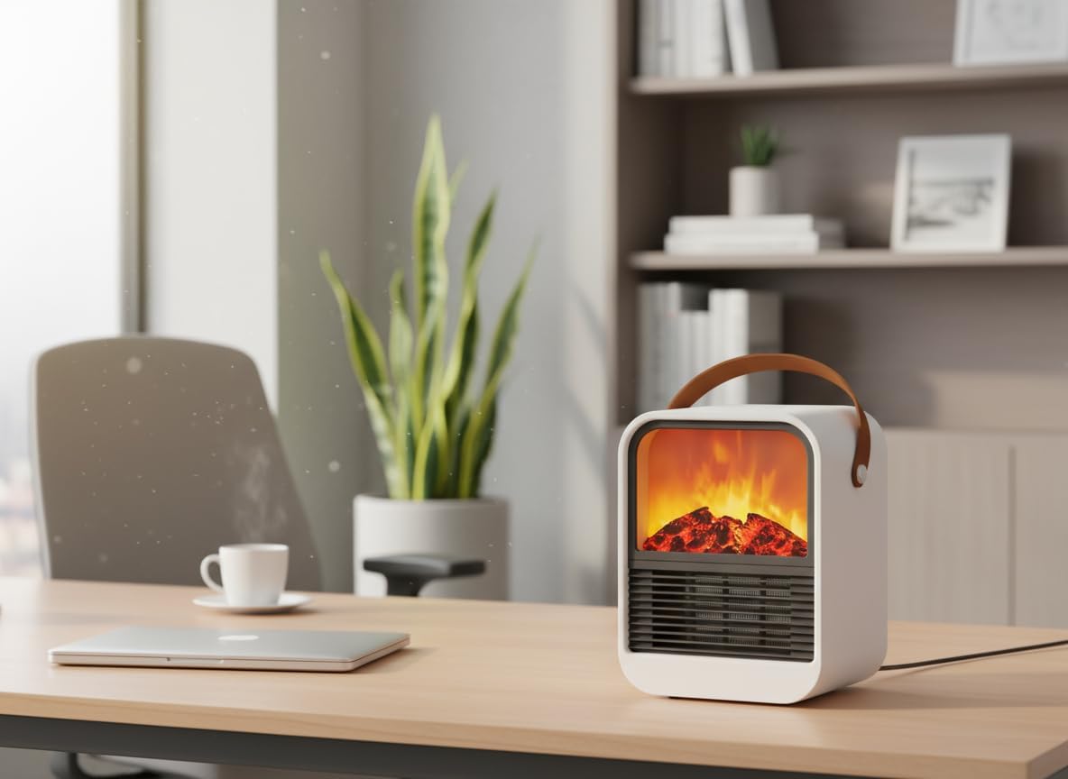 Korua™ FireFan Compact Heater with 3D Flames