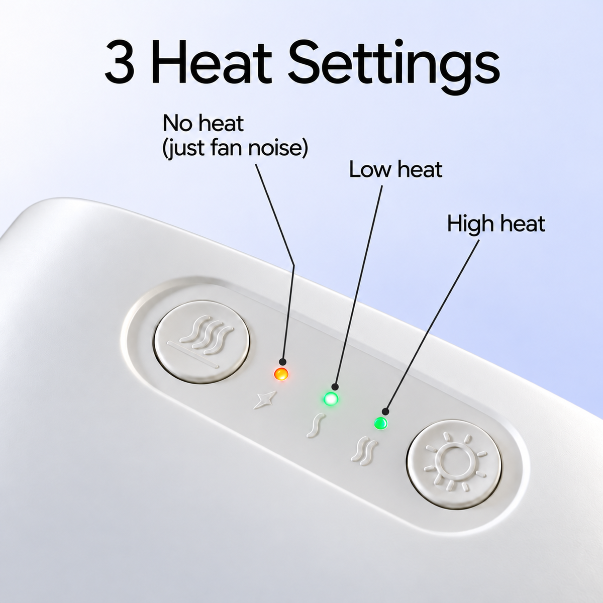 Space Heater Fan with Fireplace Simulation