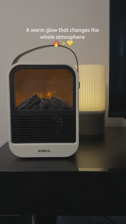 Korua™ FireFan Compact Heater with 3D Flames