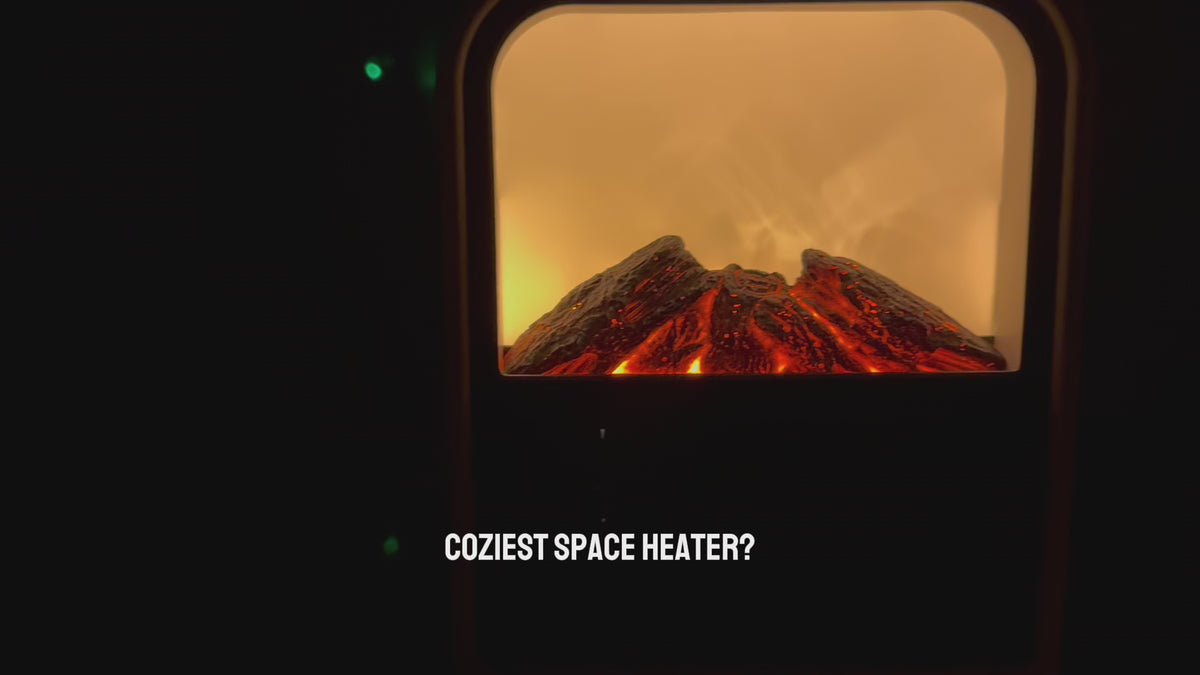 Space Heater Fan with Fireplace Simulation